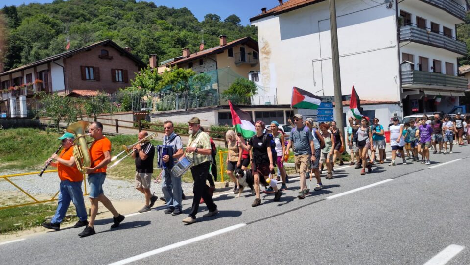La Local march for Gaza e l'accoglienza nel Biellese